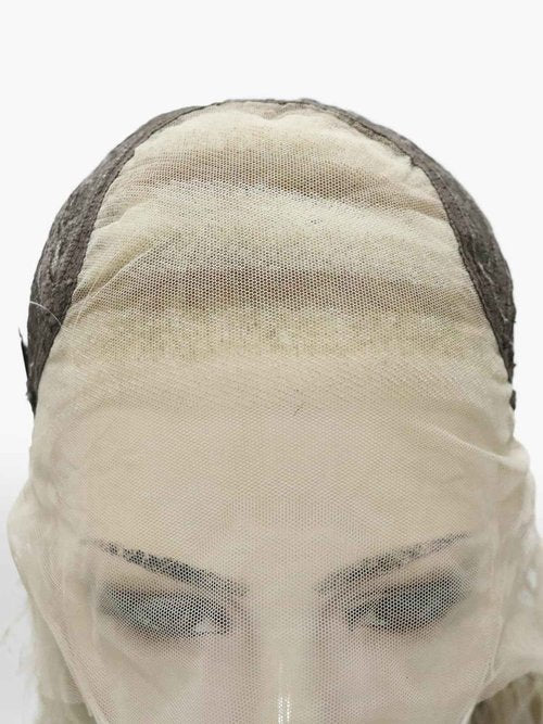 IMSTYLE Long Brown Blonde Wigs: 13x4 Synthetic Lace Front Wig, Highlight Blonde Curly Wig Hair Heat Resistant Fiber Natural Hairline Daily Wig 24Inches (Brown Blonde)