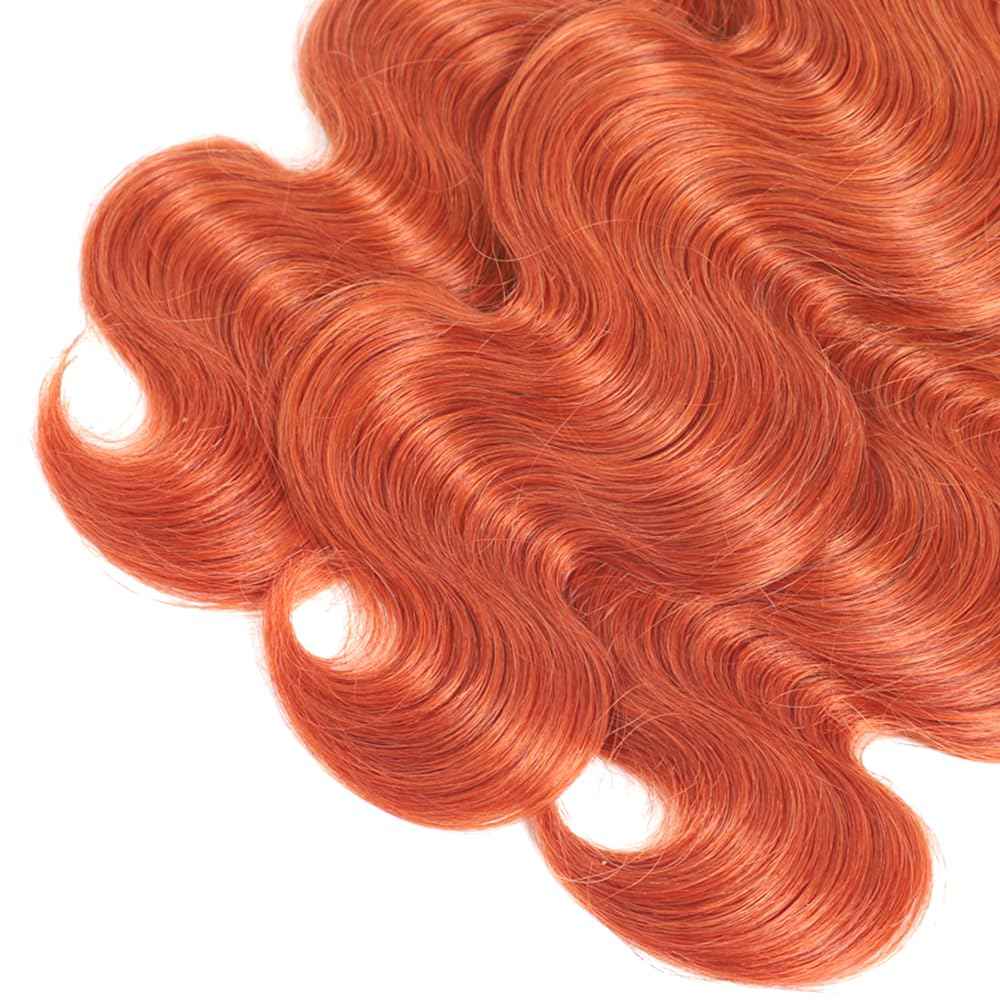 30 32 34 inch Orange Bundles 350 Body Wave Bundles Human Hair #350 Bundle Ginger Human Hair Bundle