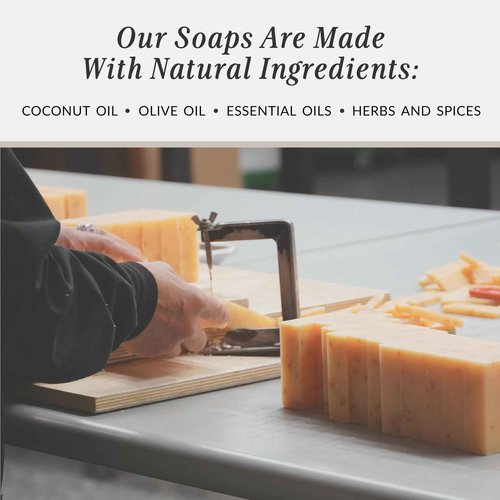 Plantlife Lavender 6-pack Bar Soap - Moisturizing and Soothing Soap for Your Skin - Hand Crafted Using Plant-Based Ingredients - Made in California 4oz Bar
