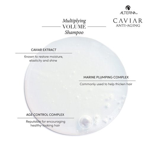 Alterna Haircare CAVIAR Anti-Aging Multiplying Volume Shampoo and Conditioner 16.5 oz | For Fine, Thin Hair | Create Instant Volume and Thickness | Sulfate Free