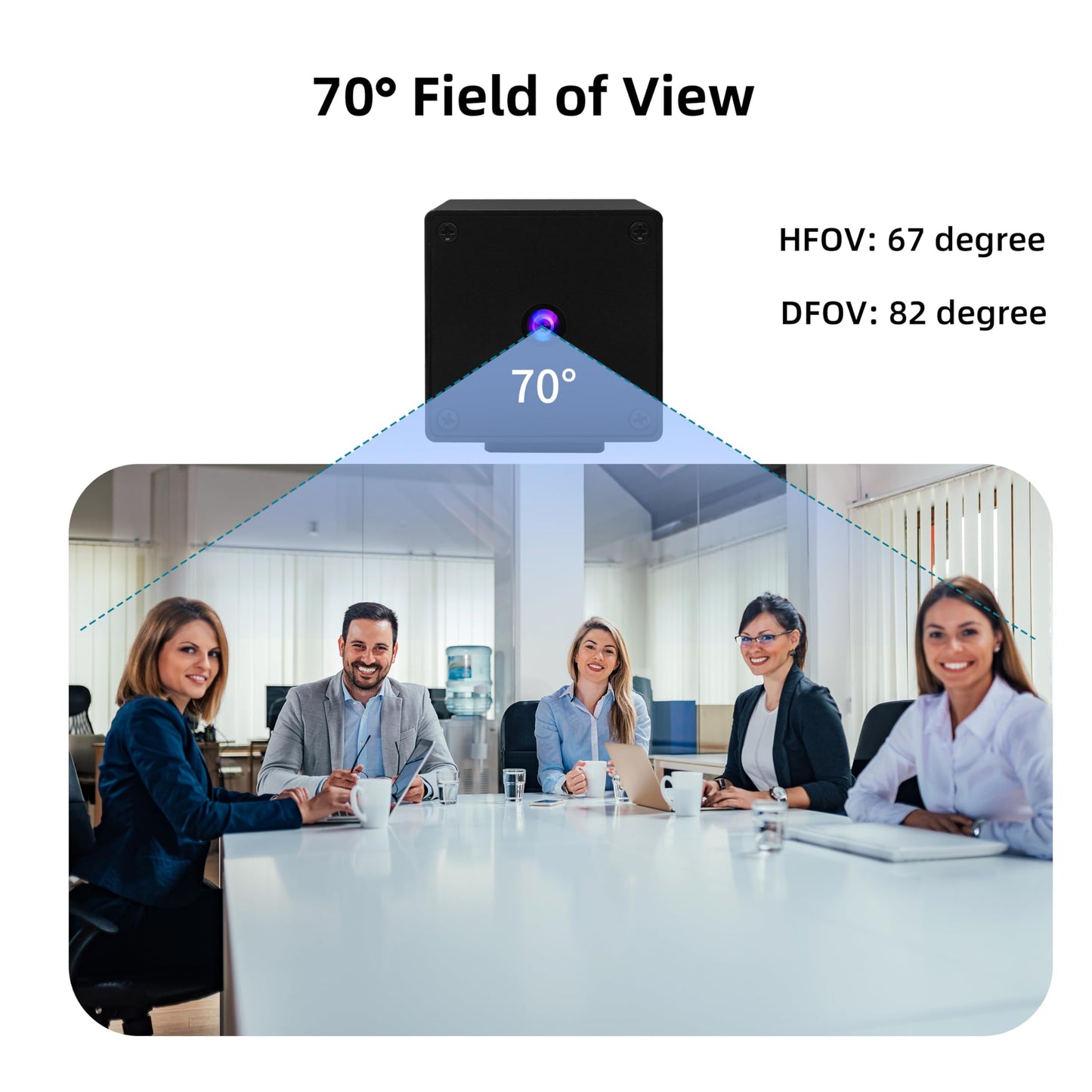 48MP Autofocus USB Camera - 4K UVC Mini Webcam with Metal Case, 8000x6000P 70 Degree No Distortion Lens PC Camera for Linux/Raspberry Pi, Plug & Play for Industrial/Lightburn/Video Conference