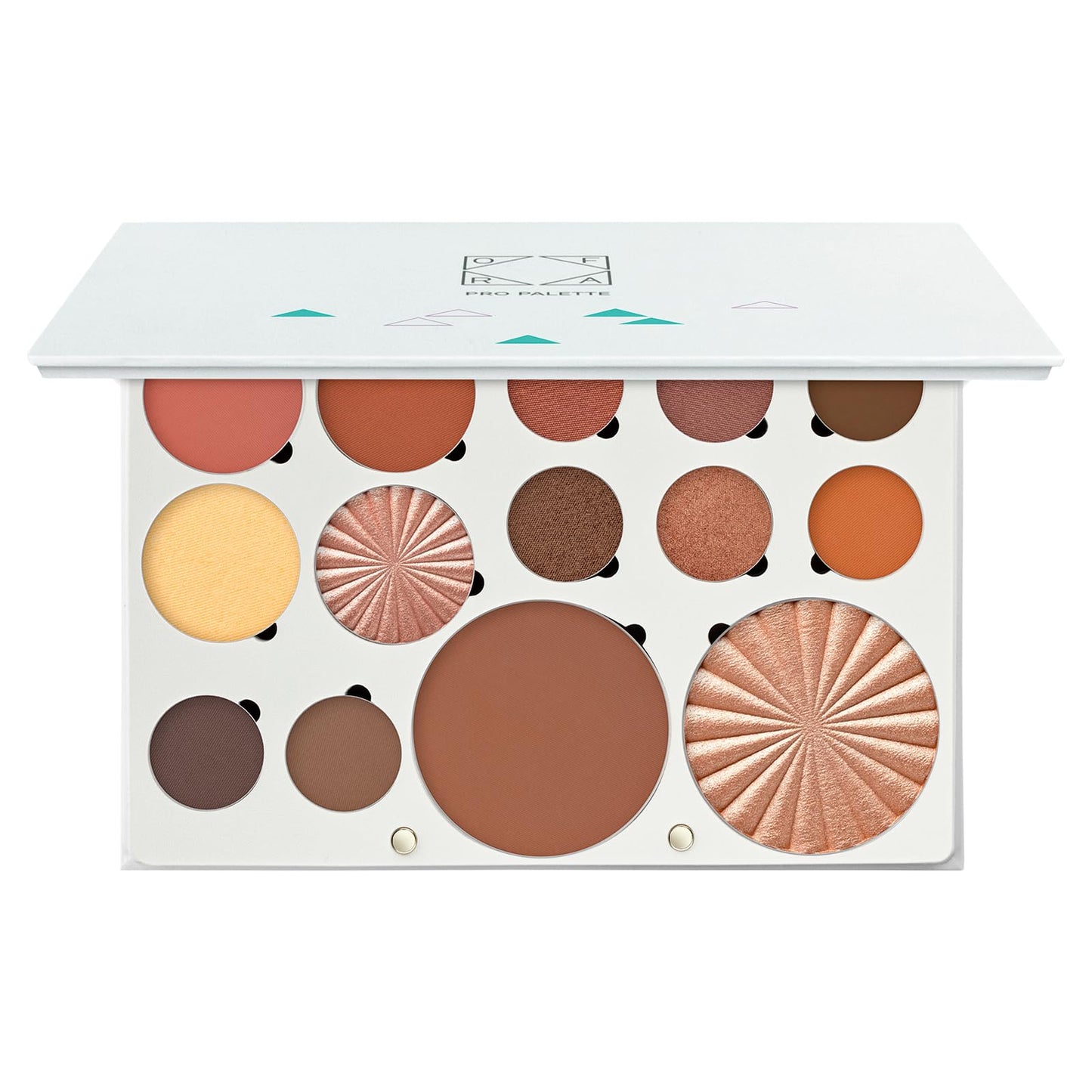 OFRA Pro Palette Boho - 4-in-1 Full Face Makeup Palette with Blush, Eyeshadows, Highlighter, Bronzer, Banana Powder - Powder Makeup Palette with an Mirror - Travel-Friendly & Cruelty-Free