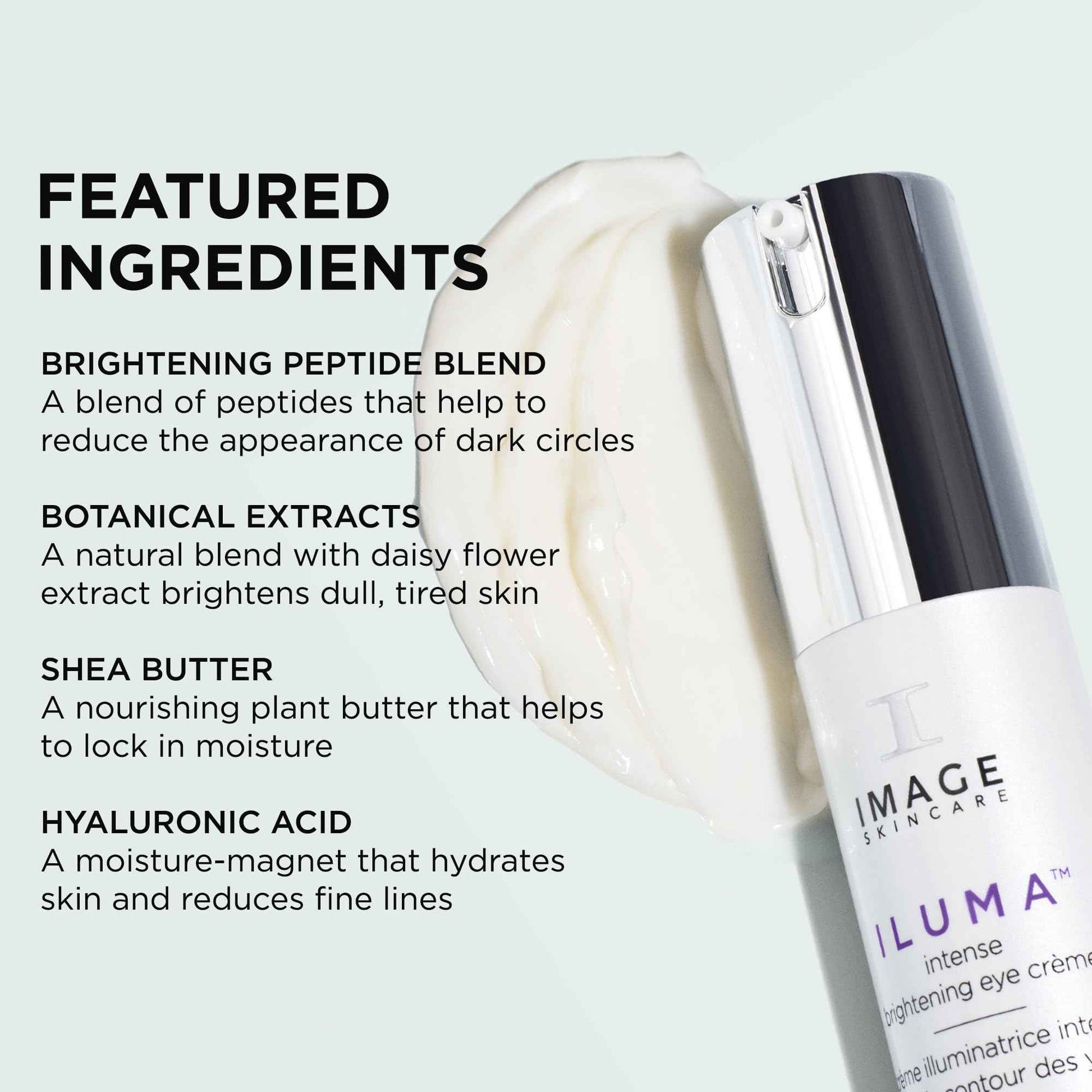 IMAGE Skincare, ILUMA Intense Brightening Eye Crème, Helps Reduce Signs of Visible Skin Aging, Dark Circles, Spots and Discoloration Under Eyes, 0.5 fl oz