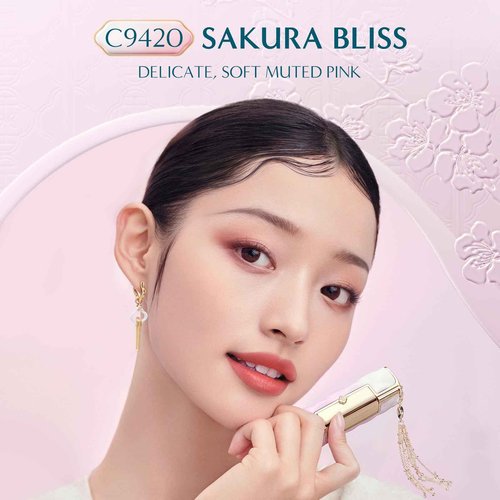 FLORASIS Blooming Rouge Soft Matte Love Lock Lipstick for Women Satin Matte Lipsticks (C9420 Sakura Bliss)