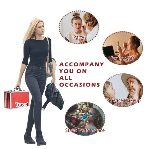 Hegafoo All in One Makeup Kit for Teens, 106 Pcs Professional Makeup Kit for Women Full Kit, Include Eyeshadow Palette, Lipstick Set, Concealer, Foundation, Lipgloss, Makeup Brush(Silver)