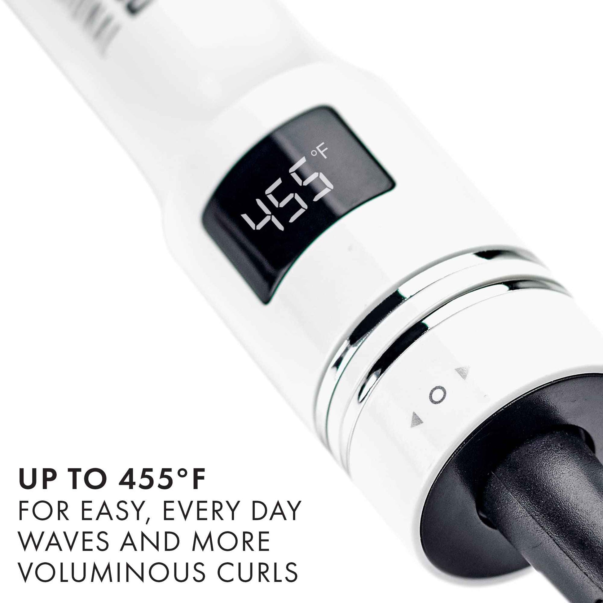 HOT TOOLS Pro Artist White Gold Digital Curling Iron, 1 inch