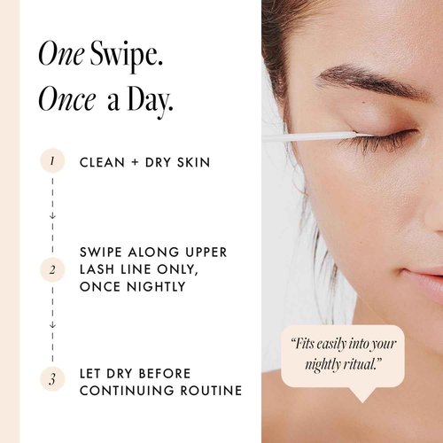 Borboleta Lash Serum, Eyelash Serum for Longer, Thicker, and Fuller Looking Natural Eyelashes, (Full Size, 3 Month Supply)