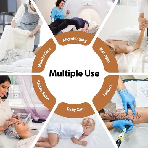 300 Pcs Disposable Massage Table Sheets 31" x 71 Disposable Bed Sheets Non Woven Fabric SPA Bed Cover Breathable for Massage Beauty Tattoos