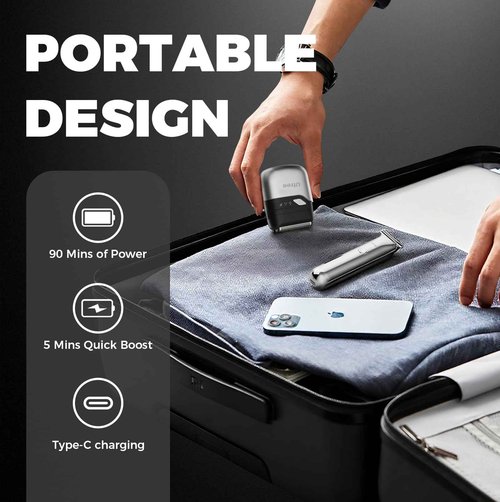 Ufree Beard Trimmer and Foil Shaver Kit, Electric Razors for Men, Precision T Blade Hair Trimmer, Waterproof Travel Shaver, Cordless Clippers Set for Mustache Facial Hair Cutting, Men Grooming Gifts