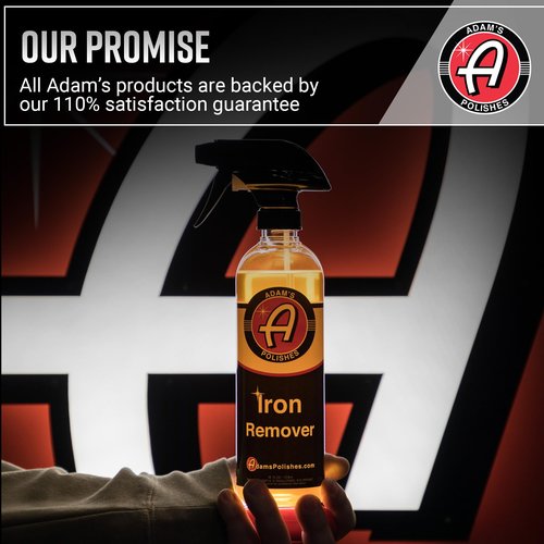 Adam's Iron Remover (16oz) - Iron Out Fallout & Stop Rust Remover Spray for Car Detailing Removes Iron Particles in Auto Paint, Wheels, Motorcycle, RV & Boat - Use Before Clay Bar, Wax or Car Wash