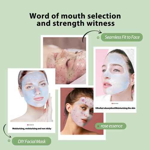 Fokiabin Jelly Mask for Facials Professional Face Mask Bulk Wholesale for Beauty & Personal Care, Hydrojelly Mask Powder for Estheticians Supplies Beauty Salon Spa Face Mask Skin Care, 92Fl Oz 4 cans