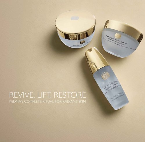 KEDMA Restoring Day Cream – Anti-Aging Moisturizer with Collagen, Dead Sea Minerals, Vitamin C & E – Firming Day Cream for Wrinkles, Elasticity & Skin Tone - 1.76 oz