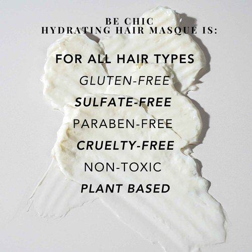 BE CHIC Hydrating Hair Masque by Becker Chicaiza – Damage Repair, Plant-Based, Shine Boosting, Color-Safe Hair Treatment