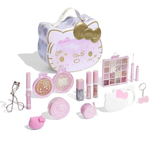 wet n wild Hello Kitty PR Box, Makeup Set with Versatile Unique looks, 2-Layered Keepsake Box, Buildable & Blendable Formulas, Cruelty-Free & Vegan