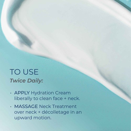 Kind Science by Ellen DeGeneres Face & Neck Duo - 2-Piece Skin Care Set with Hydration Cream Face Moisturizer & Neck Treatment for Firming & Tightening - Anti Aging, Visibly Reduces Wrinkles