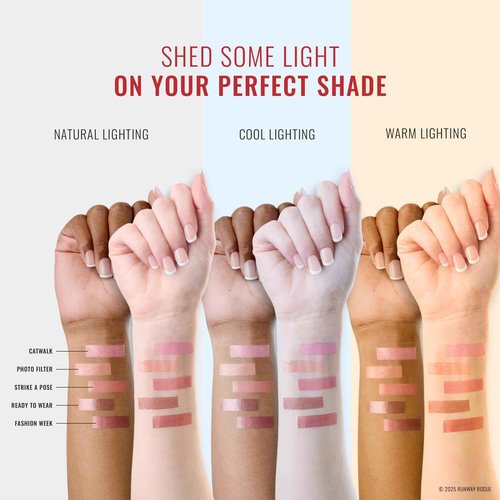 Runway Rogue LuxGloss Lip Gloss Trio, High-Pigment Shimmer Lip Gloss Set, (‘Photo Filter’, ‘Catwalk’, ‘Strike a Pose’)