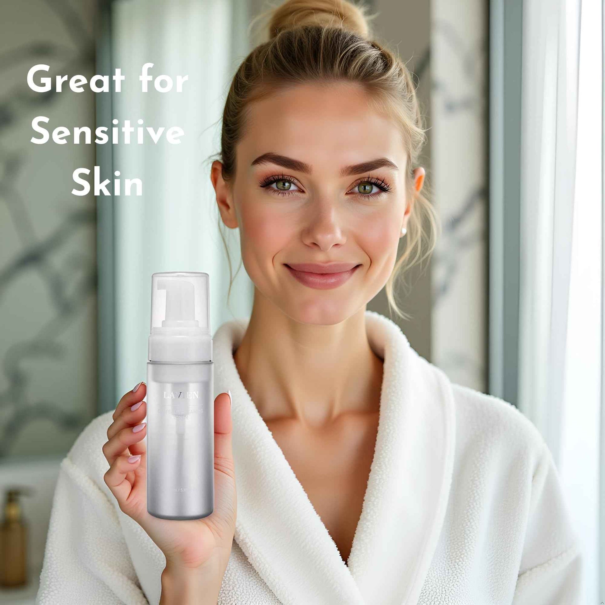 Lavien Centella Creaming Facial Toner - Centella Asiatica Leaf Water, Bubble Foaming - Night and Day Toner, Cleanse, Absorb, Sheet Mask, Exfoliate - 5.97 Fl Oz. (150ml) Bottle