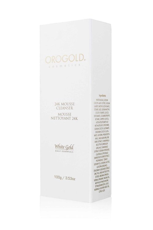 Orogold White Gold 24K Anti Aging Facial Cleanser - 100 Ml / 3.38 Fl. Oz.