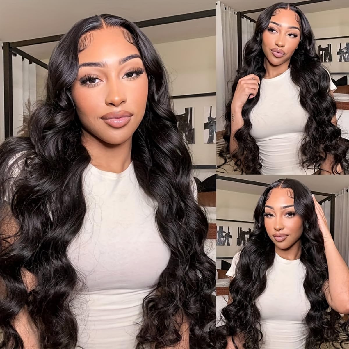 13x6 Lace Front Wigs Human Hair Wigs for Women 220 Density Body Wave Lace Front Wigs Human Hair Pre Plucked 30 Inch HD Lace Frontal Wig Body Wave Human Hairs