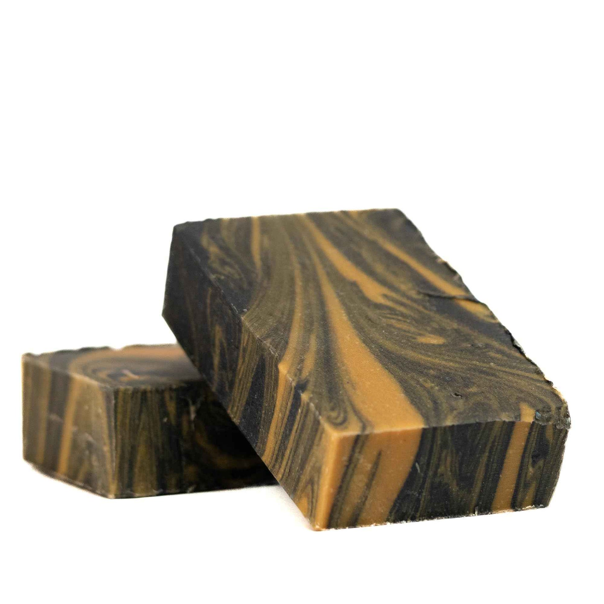 Live Bearded All-Natural Bar Soap for Men, 6-Pack of 5 oz - Made in the USA - Exfoliates and Moisturizes - Charcoal, Pumice, Shea Butter | Tombstone Scent - Sweet Tobacco, Cedar