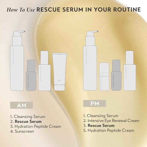 Shani Darden Rescue Serum with 10% Azelaic Complex, Lightweight Hydrating Azelaic Acid Serum for Face with Oat Kernel & Aloe Extracts, Helps Skin Redness & Acne, Non-Comedogenic, Vegan, 1 fl oz