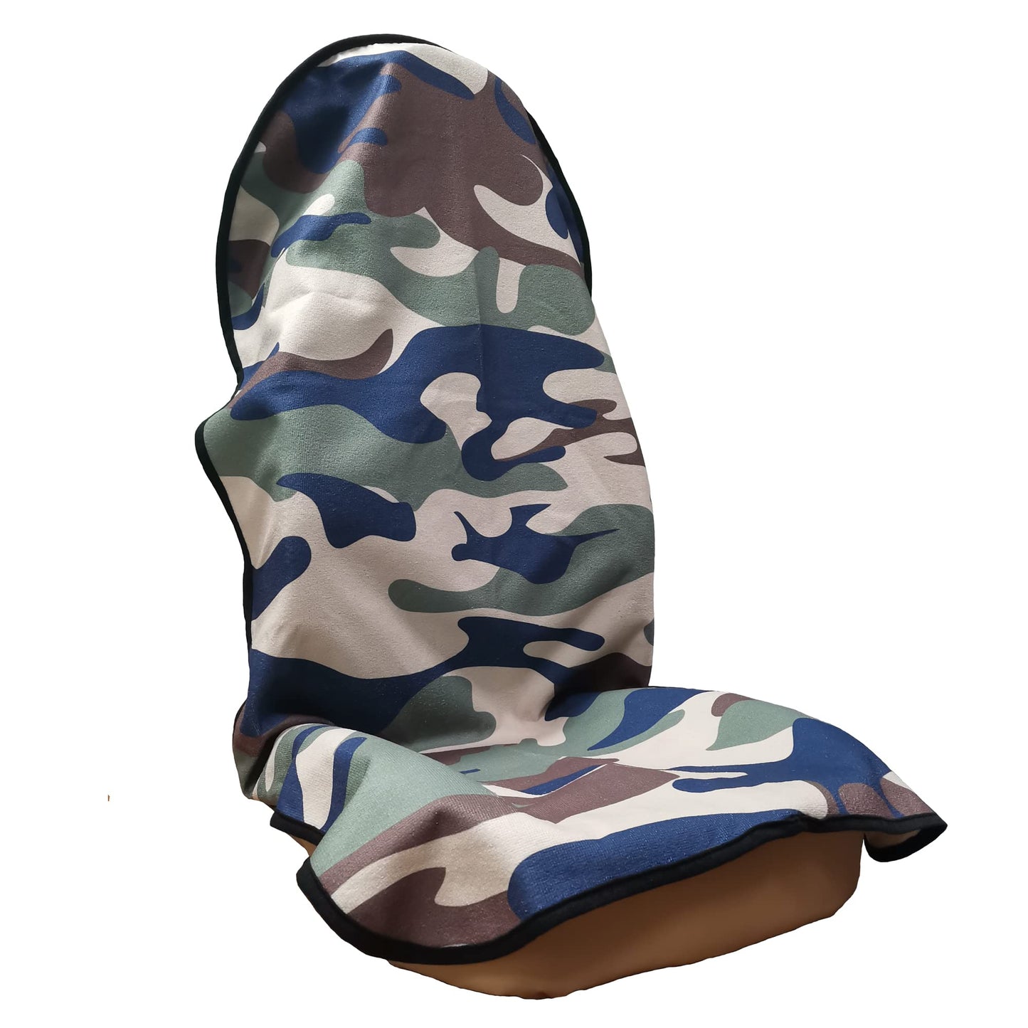 LoyaGour Car Seat Cover Protector Front Seats,for Gym Workout,Running,Swimming,Beach and Hiking,Waterproof Sweat Towel Bucket Seat Covers for Cars SUV Trucks (Camouflage, 1Pcs)