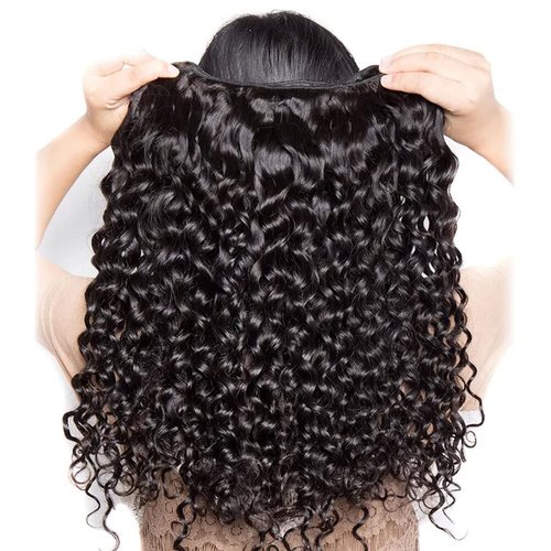 Taziza Brazilian Water Wave Bundles Human Hair 12A Unprocessed Virgin Remy Hair 3 Bundles(16 18 20 Inch) Water Wave Human Hair Bundles Wet and Wavy Natural Black Color