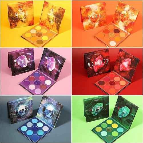 Docolor 17Pcs Colourful Makeup Brushes Set + 54Colors Gemstone Eeyshadow Palette Ultra Pigmented Matte Shimmer Metallic Natural Blendable Cream Powder Long Lasting Waterproof Make Up Eye Shadow