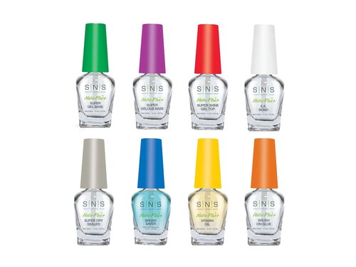 SNS Base Coat Nail Polish for Nail Dip Powder, Bases & Sealers Set - Long-Lasting & Fast-Drying Nail Strengtheners Gel Base for Colors - Low-Odor Dipping Powder Polish, No UV Lamp Required