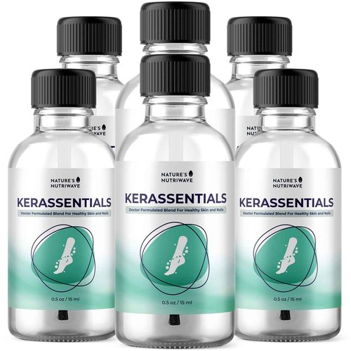 Nature’s NutriWave Kerassentials Oil, 8-IN-1 Plant-Based Formula, Natural Ingredients | Made in USA, No Stimulants, Non-GMO – 15ml, 6 Month Supply