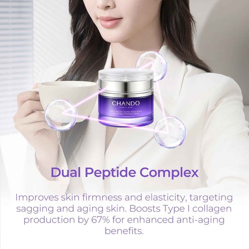 CHANDO HIMALAYA Repair Face Cream (55g/1.94oz) - Facial Essence Moisturizers with Peptides & Hyaluronic Acid & Ceramides for Renew Resurfacing, Visibly Hydrates & Plumps Skin