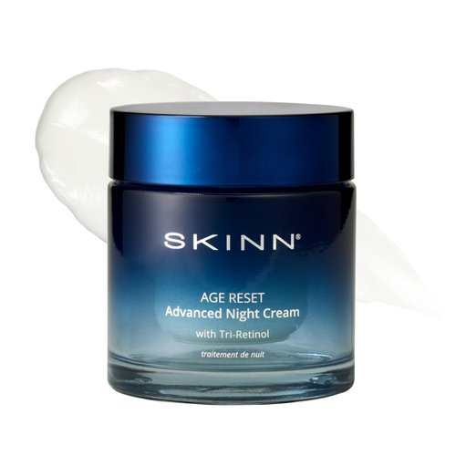 SKINN Advanced Night Cream for Face, 1.7 Fl Oz - Deep Wrinkle Cream for Women & Men for Fine Lines, Uneven Skin Tone & Sagging Skin - Facial Moisturizer Skin Care for Vibrant & Healthy-Looking Skin