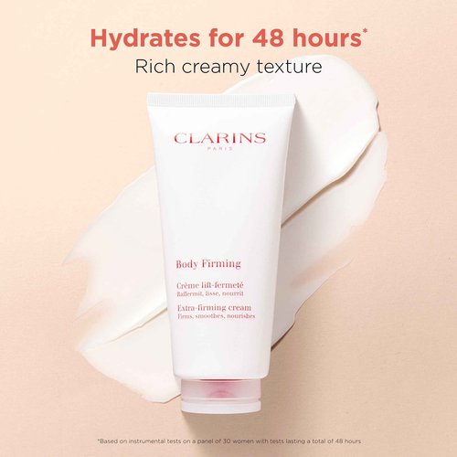 Clarins Extra-Firming Body Cream | Anti-Aging Body Lotion | Visibly Firms, Tightens and Smoothes | 96% Natural Ingredients, Including Organic Shea Butter and Organic Aloe Vera Extract | 6.6 Ounces