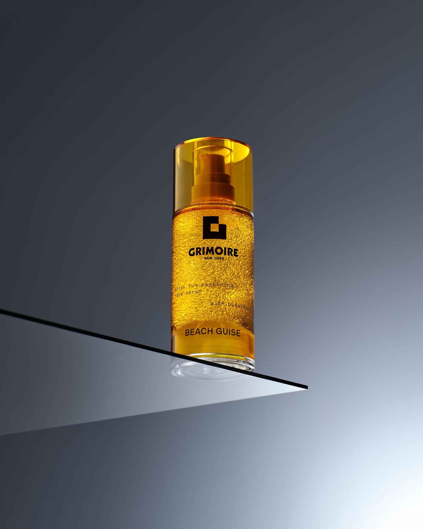 Grimoire New York Beach Guise Anti-Redness Face Serum with Chamomile Bisabolol, Gotu Kola & Micro Super Greens. Soothes Sensitive Skin.