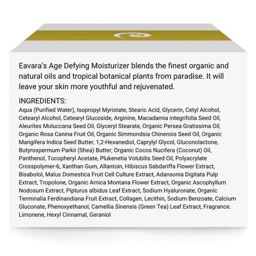 Organic Anti Aging Daily Moisturizer Cream and Anti Aging Eye Cream