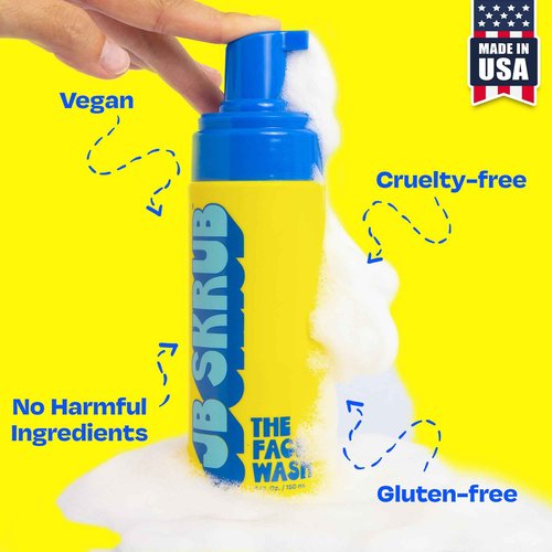 JB SKRUB Complete Kids Skin Care: Face Wash, Body Wash, Face Pads, Lotion - Boost Confidence, Hello Radiance, Goodbye Grease
