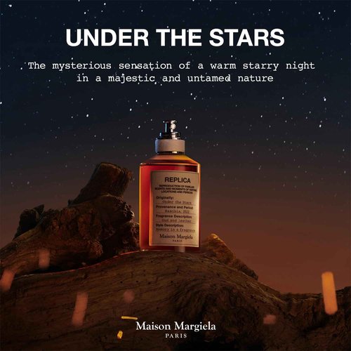 Maison Margiela - Replica - Under the Stars Eau de Toilette - Warm & Spicy Fragrance - With Black Pepper, Cedarwood & Leather Accord - 1.0 Fl Oz