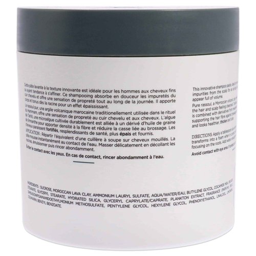 Christophe Robin Men's Cleansing Thickening Paste With Tahitian Algae - Paste-to-Foam Shampoo 8.4 fl. oz