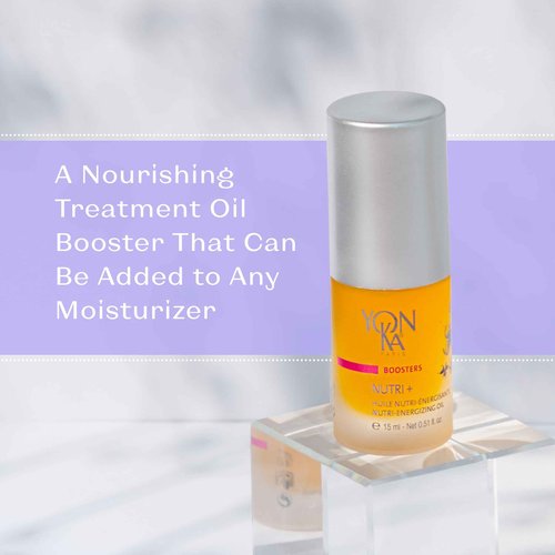 Yon-Ka Booster Nutri+ | Nourishing Facial Oil Booster with Vitamins E & F and Cereal Germ Oil | Smooths Fine Lines & Supports Repair | For Dry & Dehydrated Complexion | Paraben-Free | 0.51 fl oz