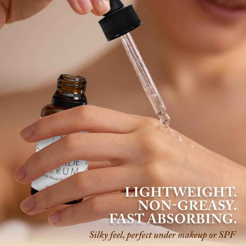 ELLA PURE Anti-Aging Serum for Face – Triple Peptide + Hyaluronic Acid Facial Serum for Women – Wrinkle & Skin Brightening, Anti-Wrinkle, Skin Tightening, Night Face Serum