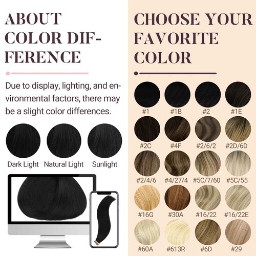 MAXITA Tape in Hair Extensions Human Hair 1B Natural Black 18 Inch 100g 40pcs Thick Ends Remy Human Hair Seamless Straight Hair Extensions Invisible Tape in Extensions Human Hair