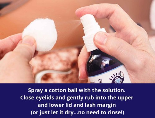 Heyedrate Foaming Tea Tree Face Wash & Eyelid Cleanser and Lid & Lash Cleanser Spray Bundle - Natural, Organic Cleanser with Aloe Vera - Gentle, Pure Hypochlorous Acid Spray for Eye Irritation (2oz.)