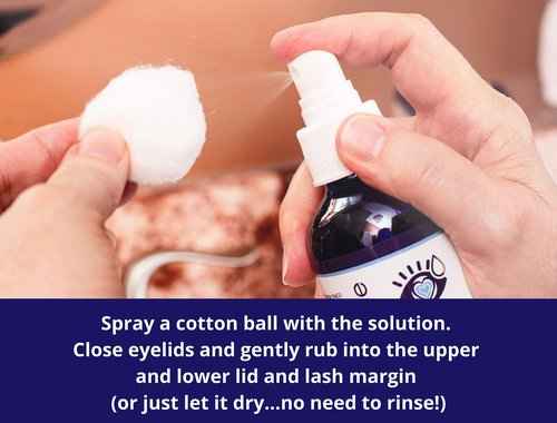 Heyedrate Lid and Lash Cleanser for Eye Irritation and Eyelid Relief, Gentle Hypochlorous Acid Eyelid Cleansing Spray (1 ounce + 2 ounce BUNDLE)