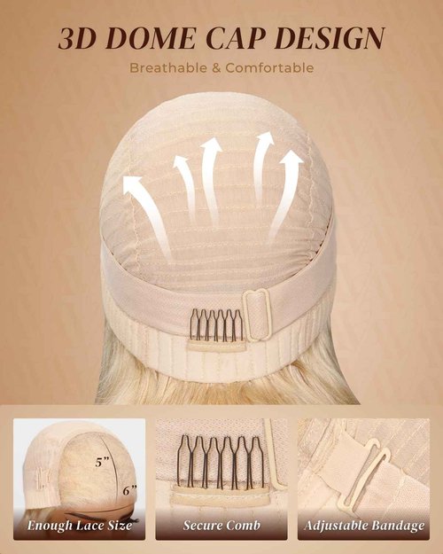 Arabella 5X6 613 Lace Front Wig Human Hair 613 Glueless Wigs Human Hair 240% Density 613 Human Hair Wig Pre Cut Lace and Pre Plucked (18inch, 613 6X5 Body Wave Wig)