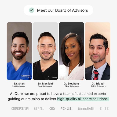 Qure Micro-Infusion Anti Wrinkle Patches for Smile Line, Frown lines, Under Eye Bags, Puffiness, Crow's Feet - Retinol, Caffeine, Peptides - Dissolvable for Overnight Use - 8 Pairs