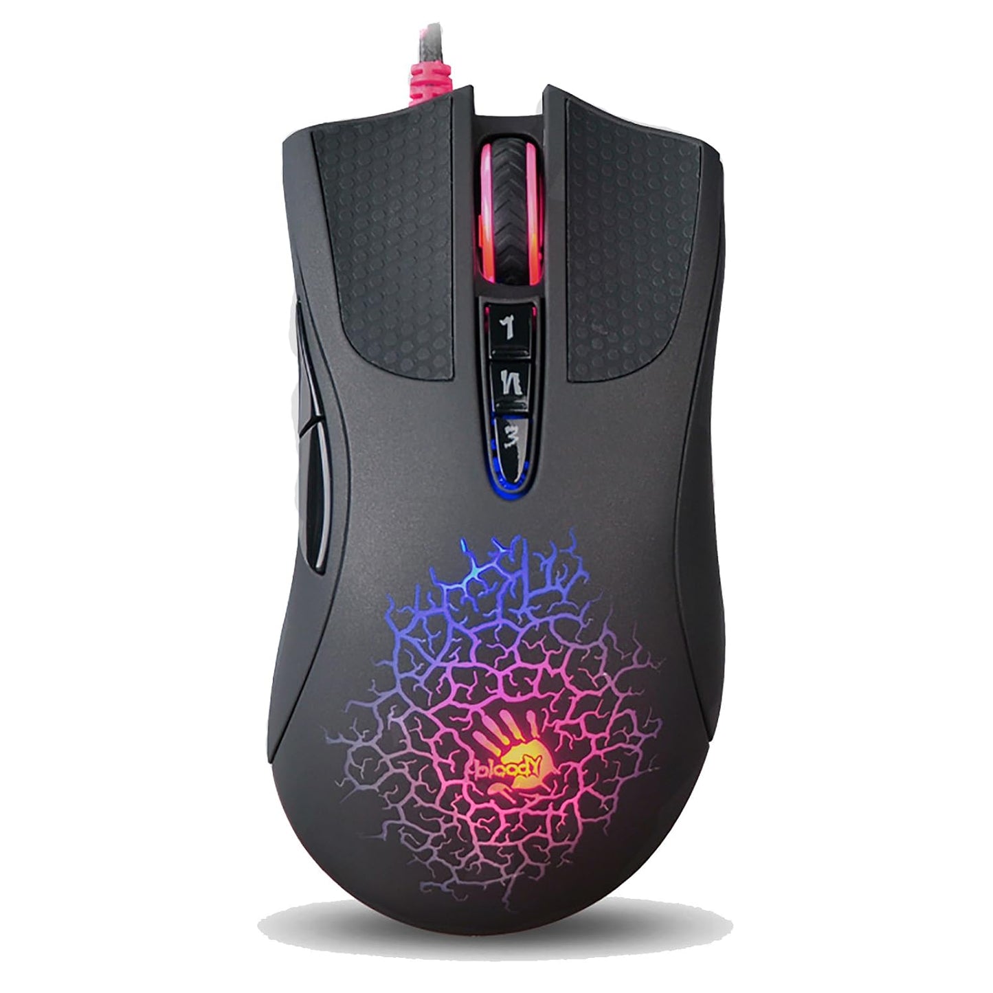 [Combo] A90 Optical Gaming Mouse with Light Strike (LK) Optical Switch/Scroll & B-071 High Performance Mousepad - 8 Programmable Buttons and Advanced Macros - 4000 DPI - A9071
