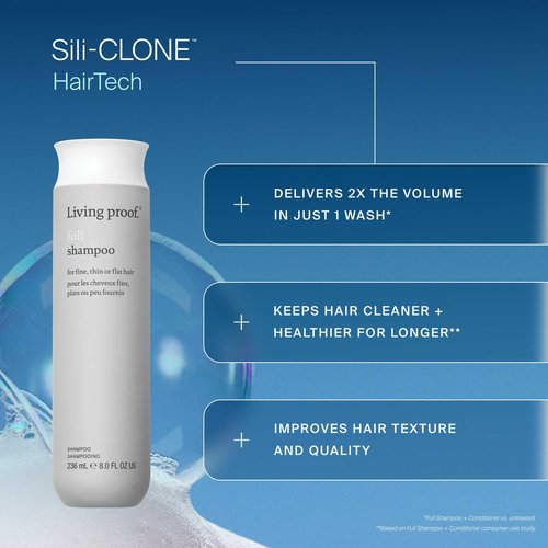 Living proof Full Shampoo & Conditioner Duo Volume & Moisturizing Set for Thin Hair, Paraben & Silicone Free, Safe for Color Treated Hair