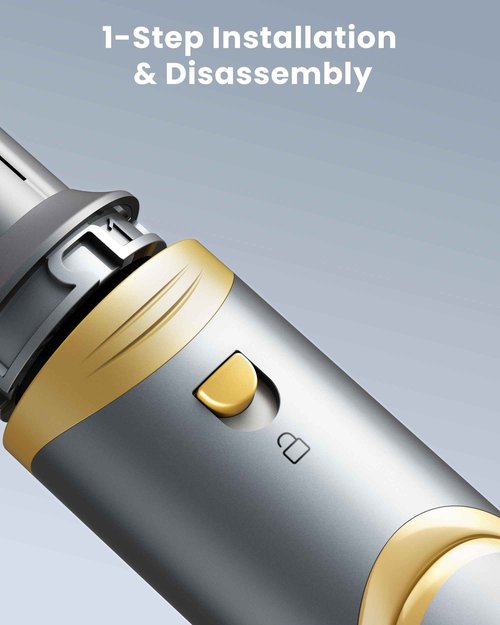 Easywave Air Wrap Hair Styler: Flexible 5 in 1 Styling & Drying System, Professional Hot Air Brush Set for Fast Drying, Curling, Volumizing, Smoothing & Styling, Oval Brush, Concentrator