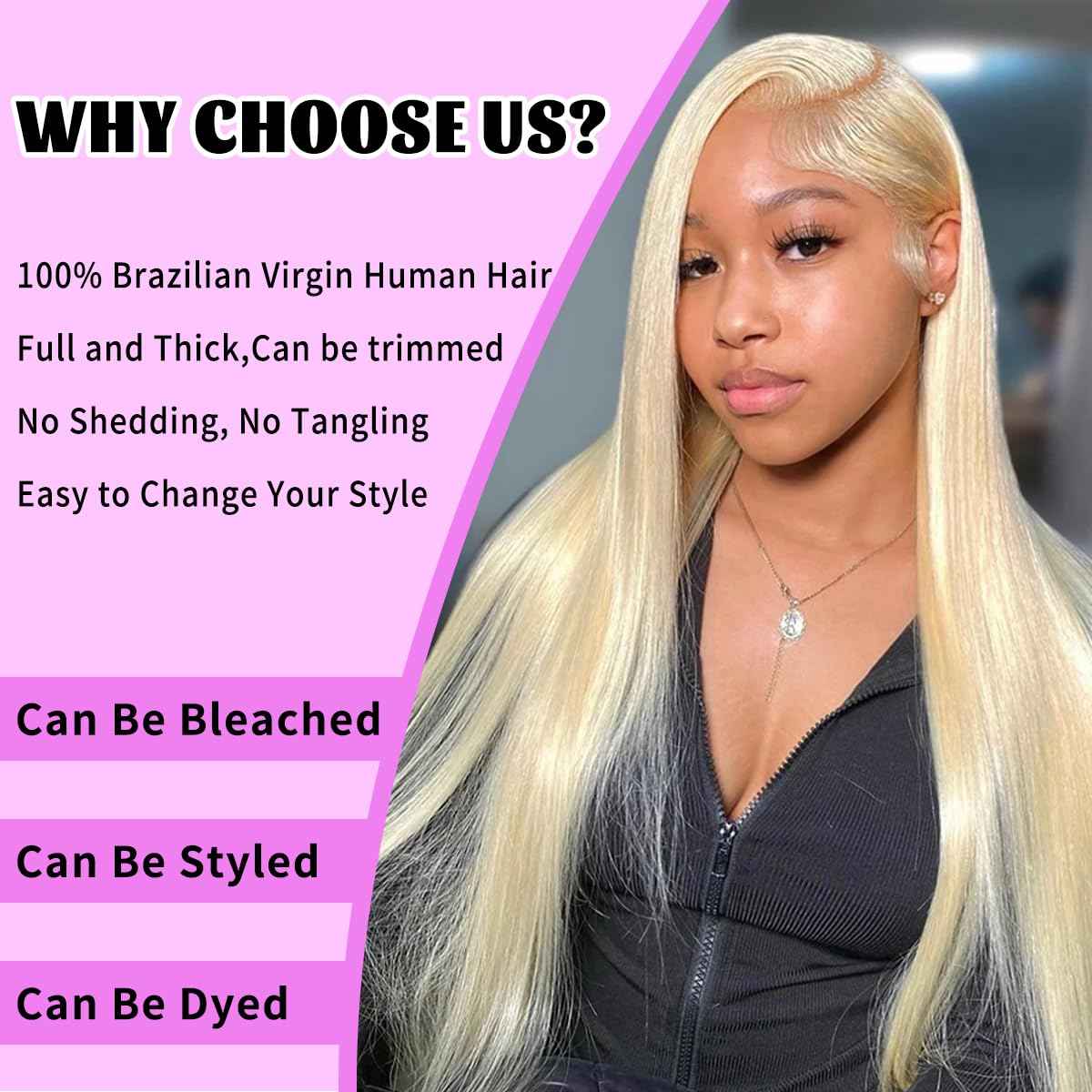 32 Inch 613 Bundles Human Hair Straight Blonde Human Hair Bundles 100% Unprocessed 12A Brazilian Virgin Hair Bundle 1 Blonde Bundle Human Hair for Women