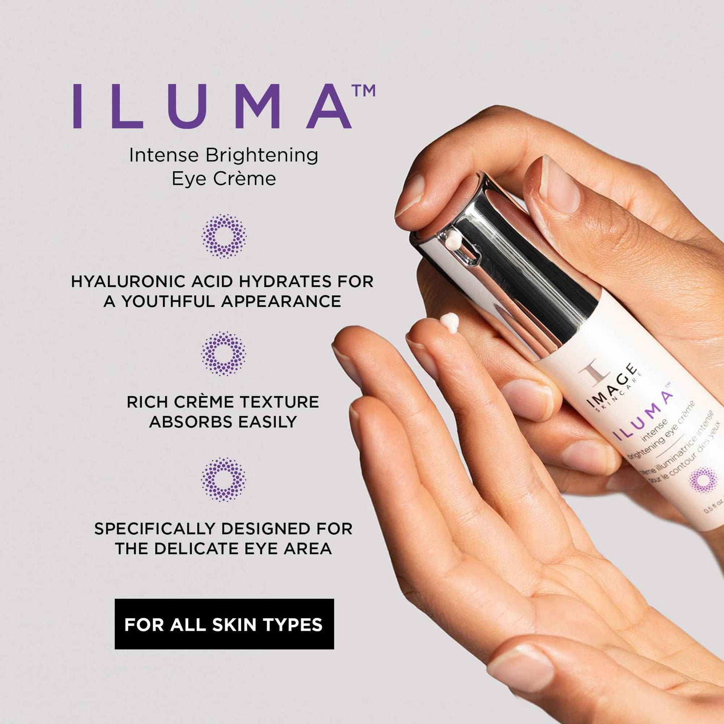 IMAGE Skincare, ILUMA Intense Brightening Eye Crème, Helps Reduce Signs of Visible Skin Aging, Dark Circles, Spots and Discoloration Under Eyes, 0.5 fl oz
